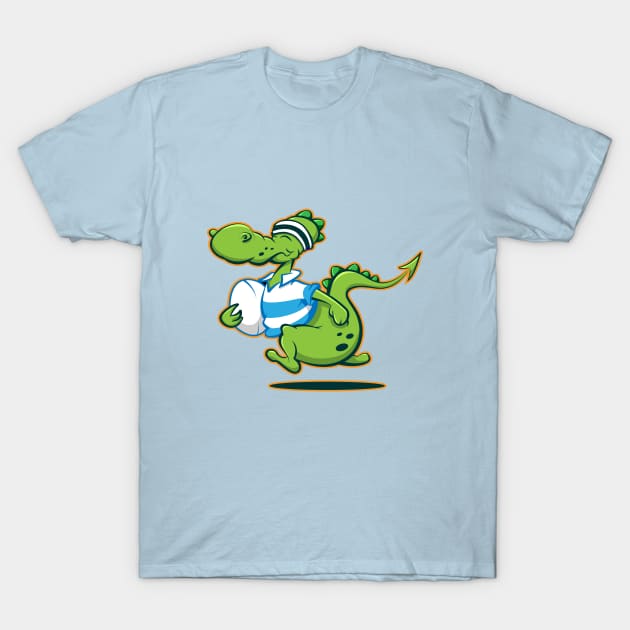 Rugby dragon T-Shirt by Helepictor Rugby